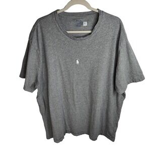 Polo Ralph Lauren T-Shirt 2XB Men's‎ Heathered Gray Short Sleeve Logo